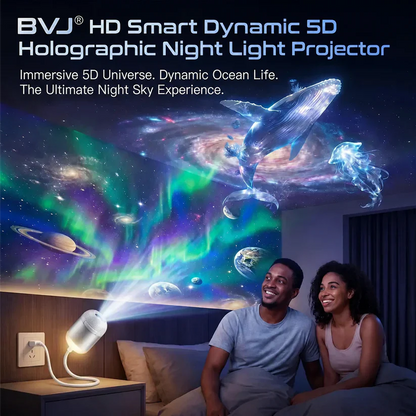BVJ® 1Night Light Projector - Smart Holographic Star Projector