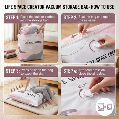 111SVOZK®📦 Large-Capacity Vacuum Bags – No Pump Needed! 💕