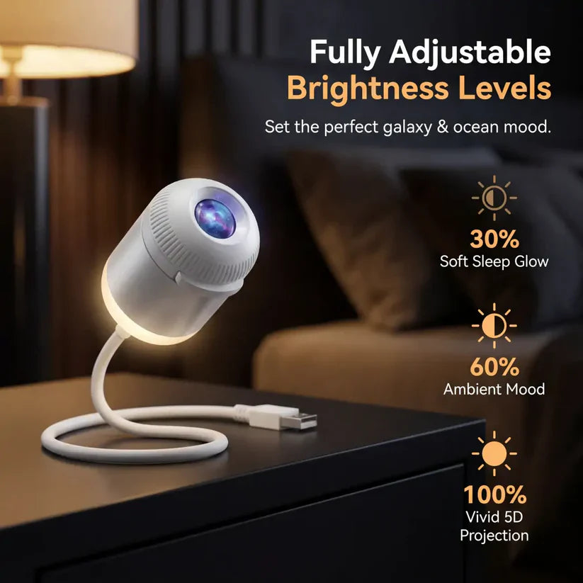 BVJ® 1Night Light Projector - Smart Holographic Star Projector