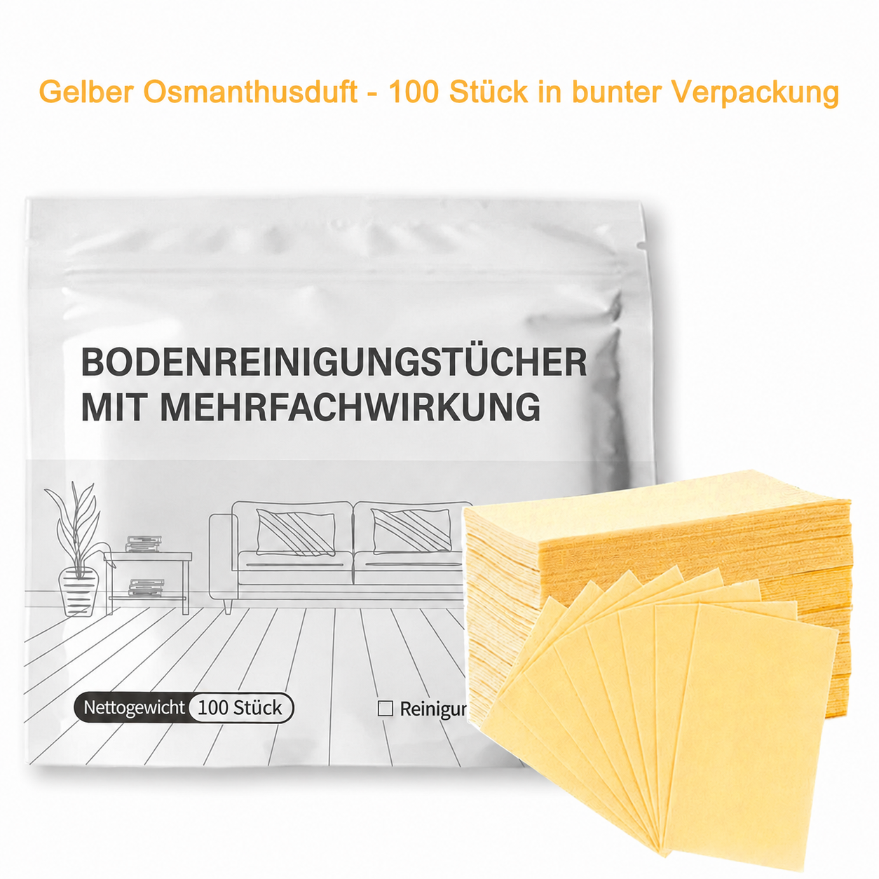 🔥 Hudros® Mehrflächen-Bodenreinigungstabletten | Konzentrierter Bodenreiniger für Parkett, Fliesen, Laminat & mehr